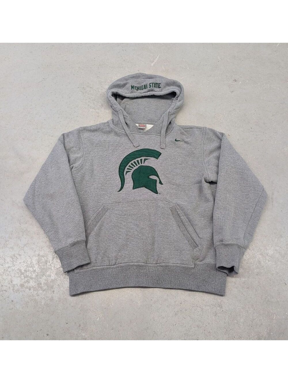 Y2K Michigan State Spartans Nike Team Pocket Swoosh Hoodie